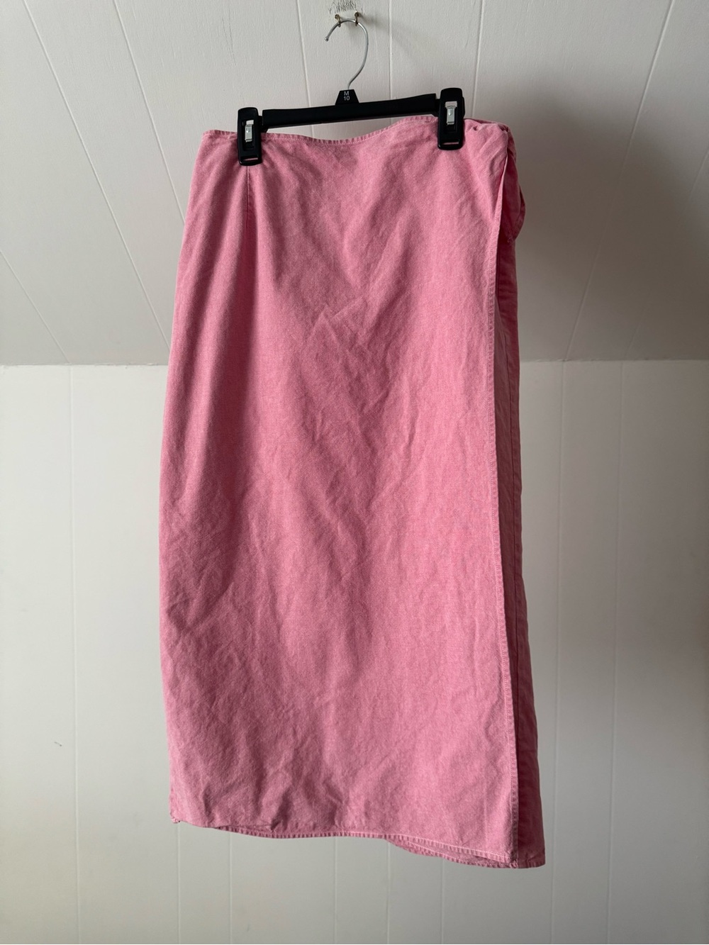 Vintage Ralph Lauren Red/Pink Cotton Wrap Skirt